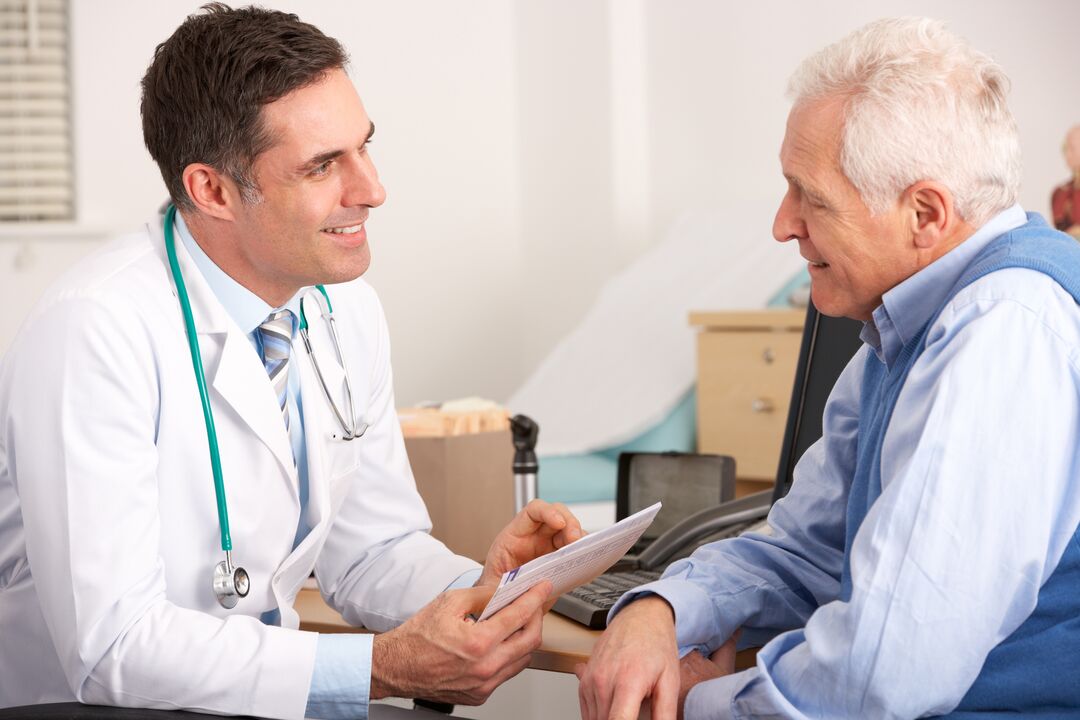 consultation with a doctor about prostatitis